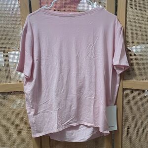 Women’s Relaxed Short-Sleeve Tee - Light Pink nwt lululemon back in action 4